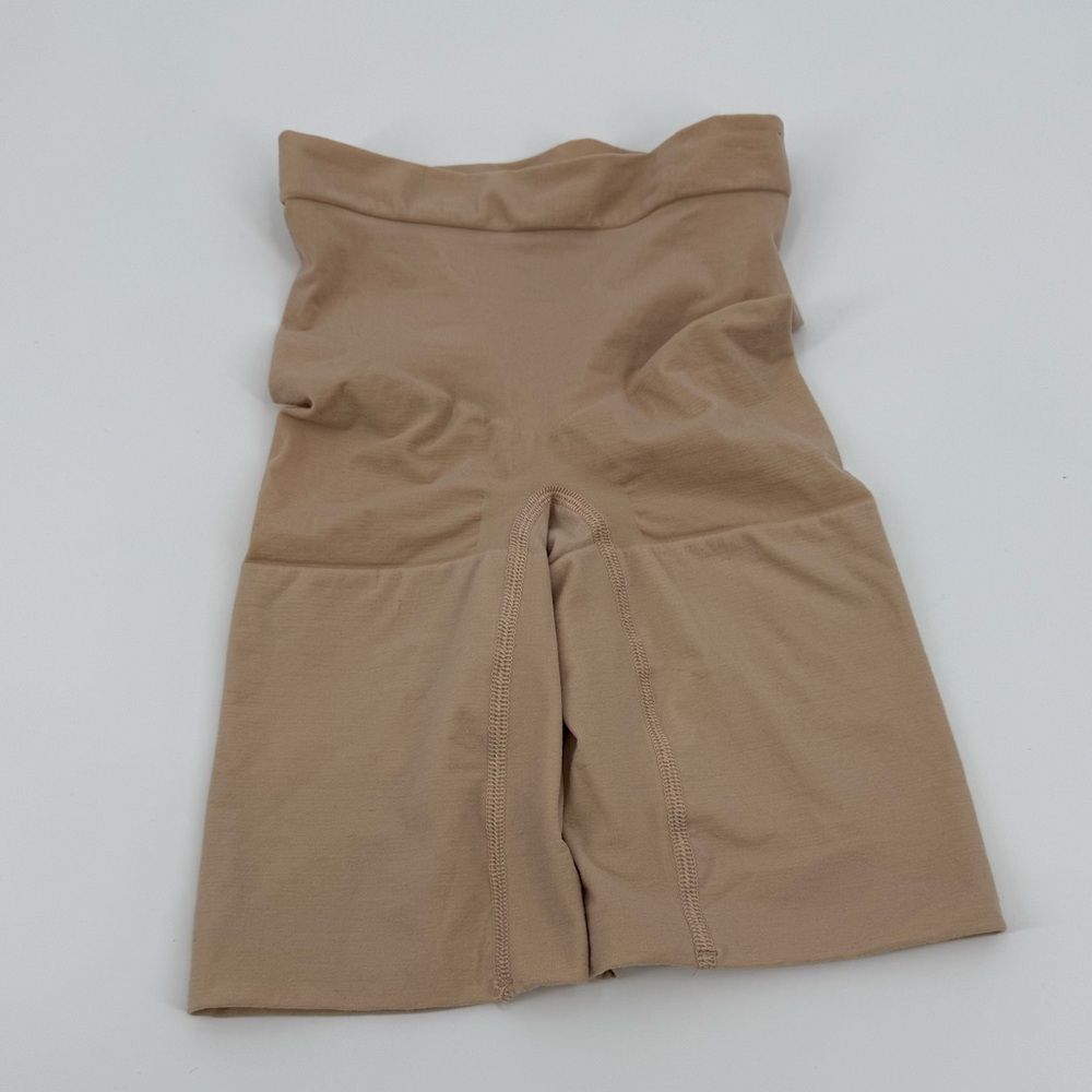 Spanx Power Series High-Waisted Shaping Shorts in Nude | Small